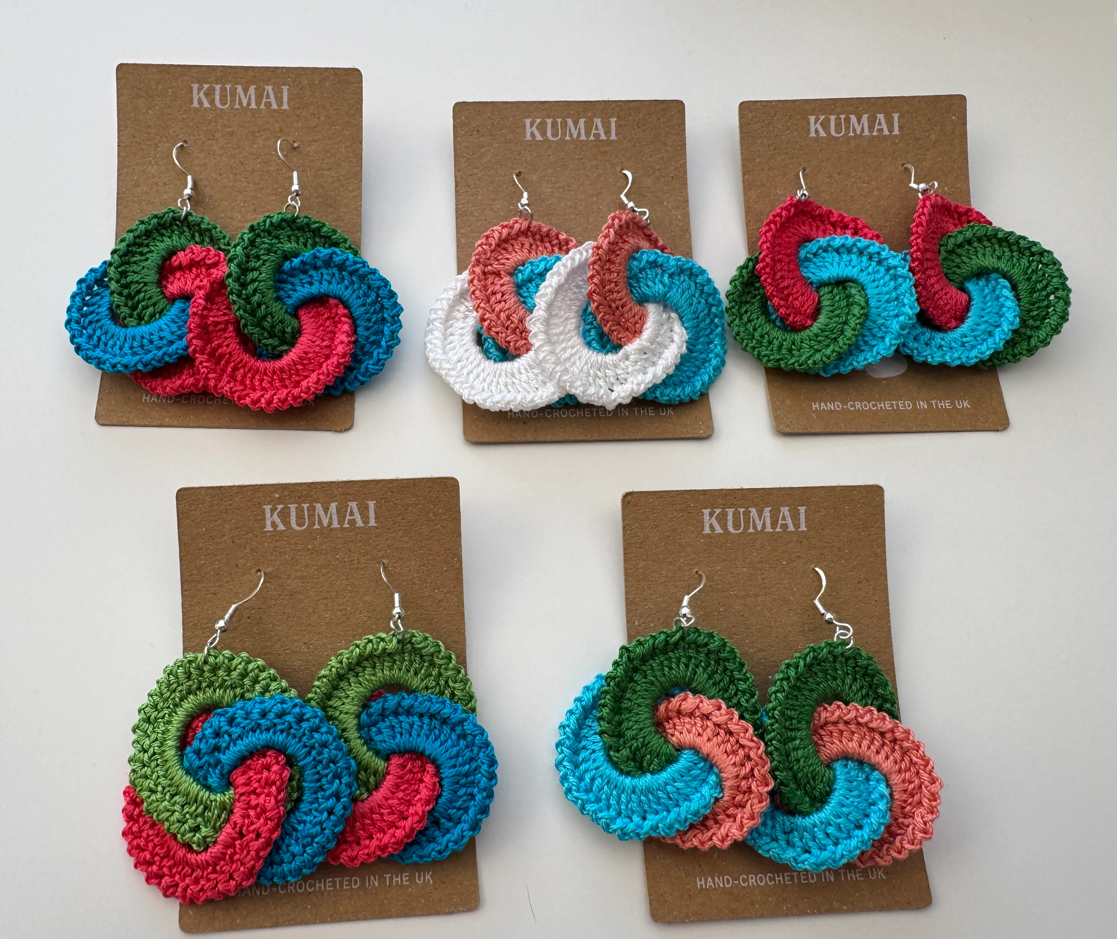 KUMAI Swirl Drops - all colourways together